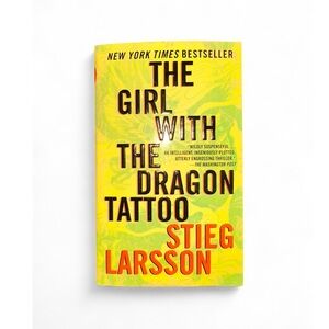 The Girl with the Dragon Tattoo by Stieg Larsson paperback #thriller